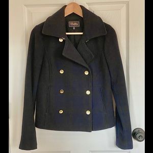 Buckley Tailors Plaid Double Breasted Wool Coat